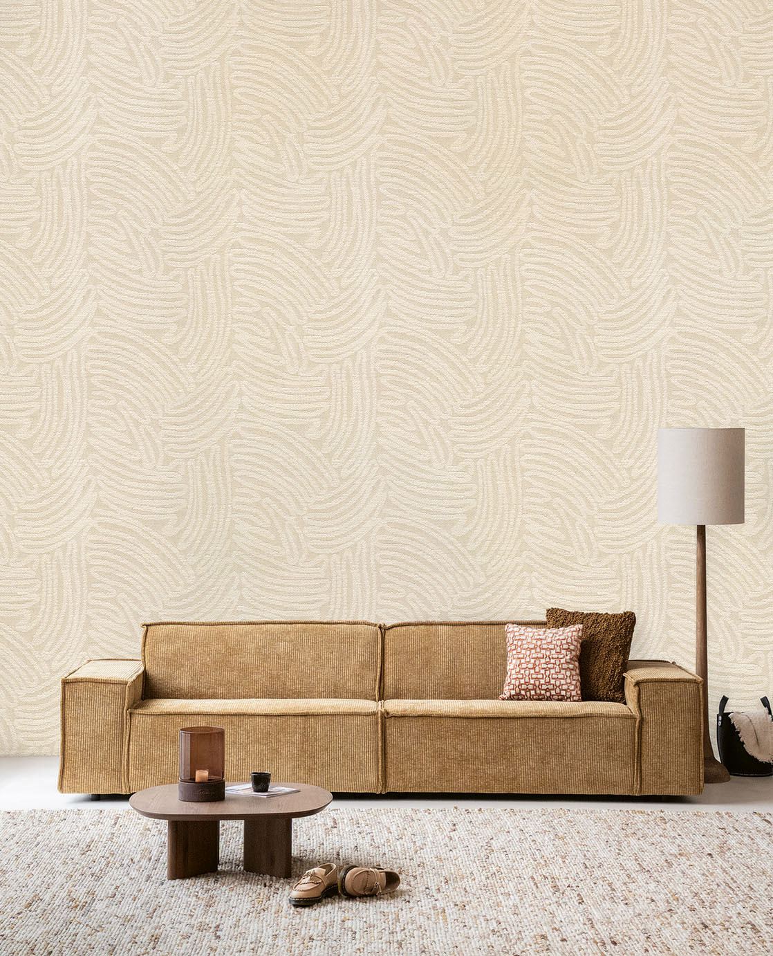 Eijffinger behang Calm Crafted Swoosh