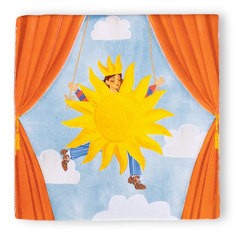 StoryTiles Zonneschijn tegeltje