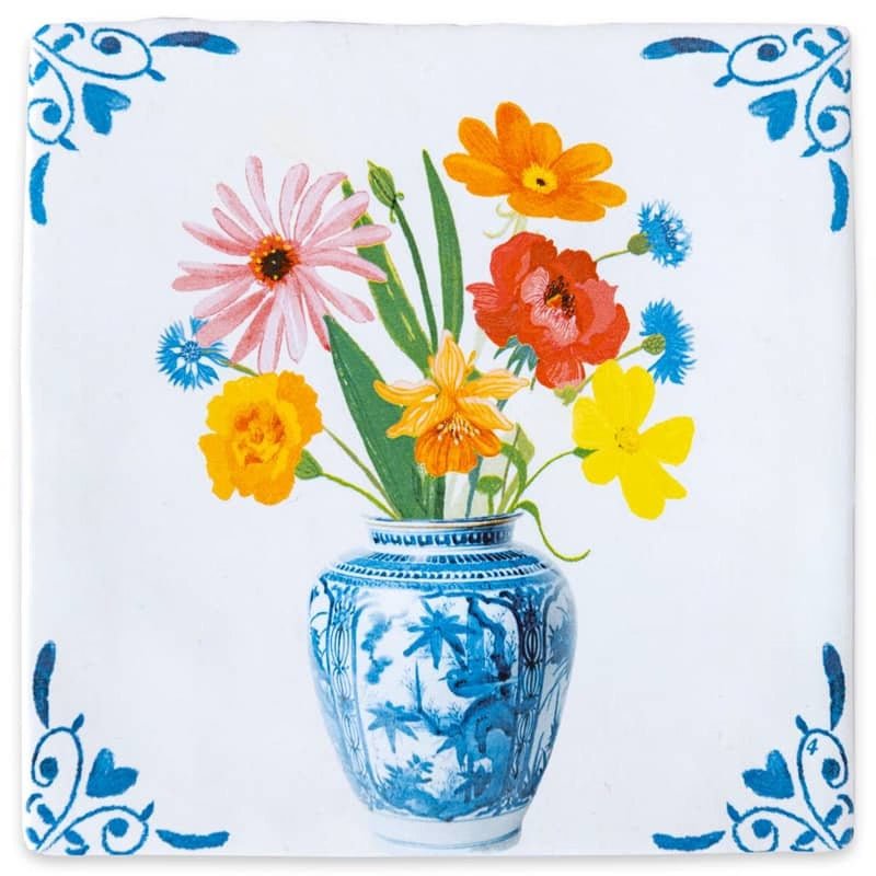 StoryTiles A Vase with Love & Bliss tegeltje - Kavel 84