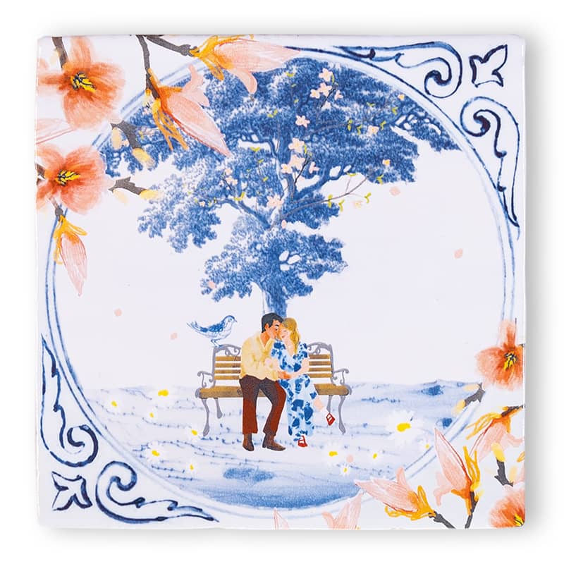 StoryTiles Lente in de Lucht tegeltje