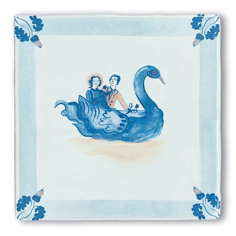 StoryTiles In 't Huwelijksbootje tegeltje