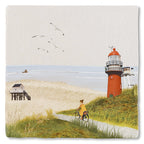 StoryTiles Fietsend op Vlieland tegeltje