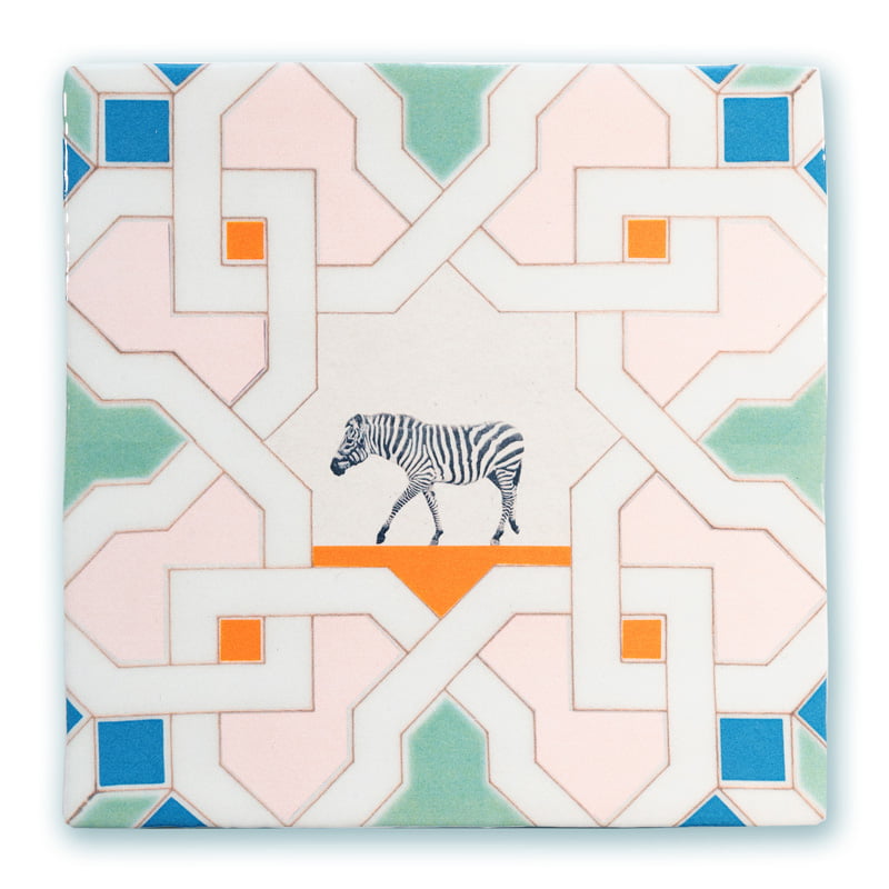 StoryTiles Zebra Gespot tegeltje