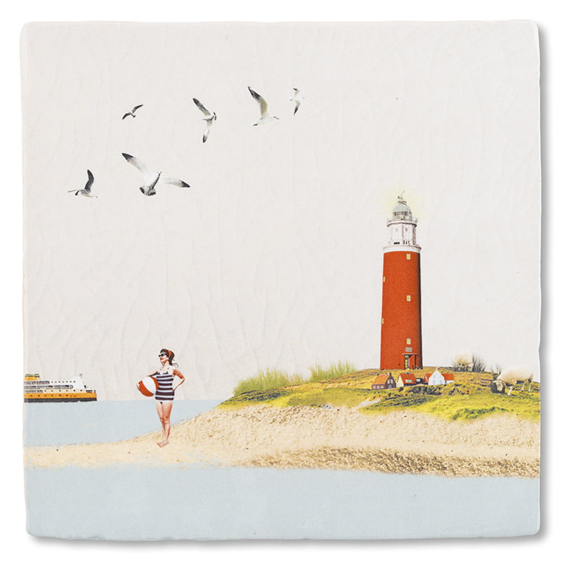 StoryTiles Terug op Texel tegeltje
