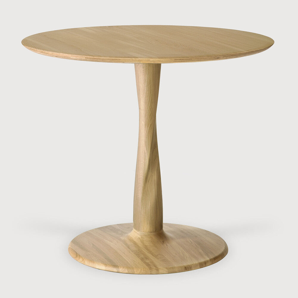 Ethnicraft Eettafel Torsion rond