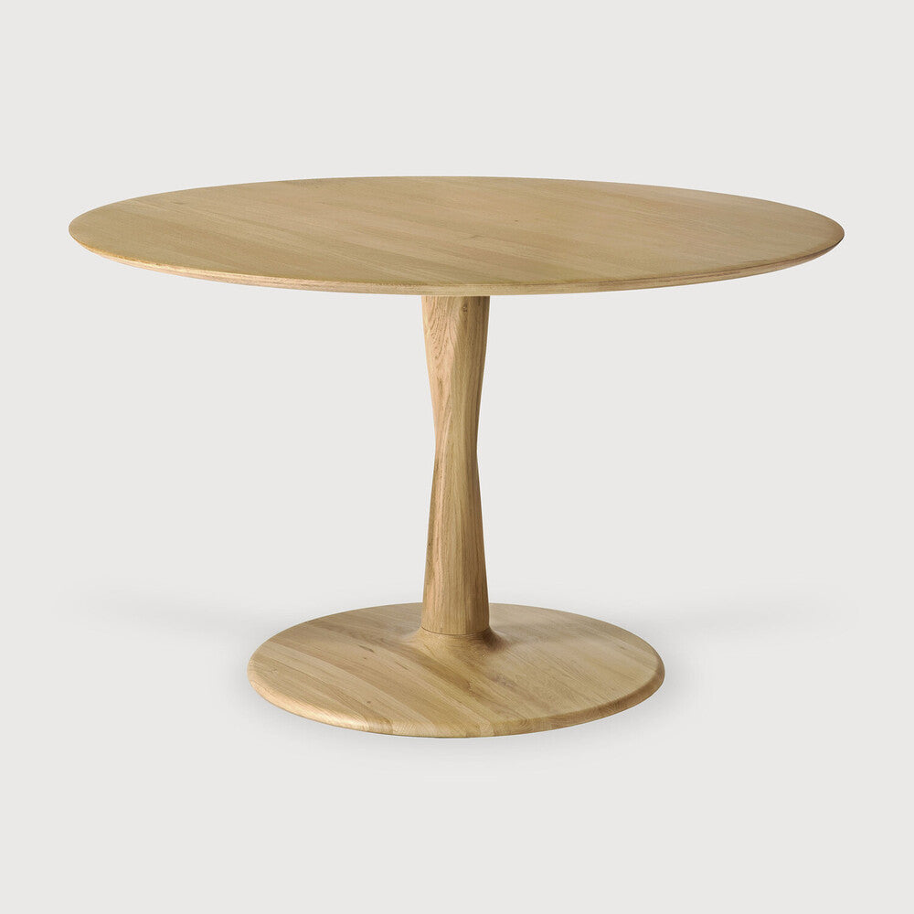 Ethnicraft Eettafel Torsion rond