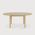 Ethnicraft Uitschuifbare Eettafel Bok rond/ovaal