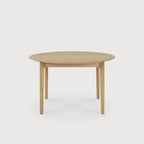 Ethnicraft Uitschuifbare Eettafel Bok rond/ovaal