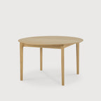 Ethnicraft Uitschuifbare Eettafel Bok rond/ovaal