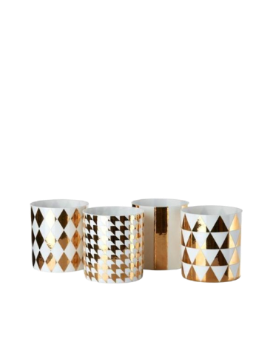 Pols Potten theelichthouders goud