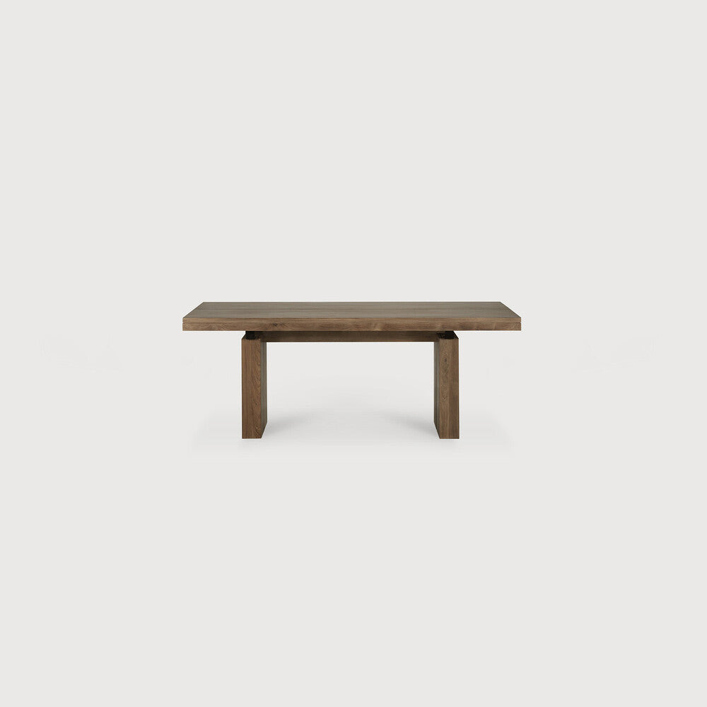 Ethnicraft Double uitschuifbare eettafel