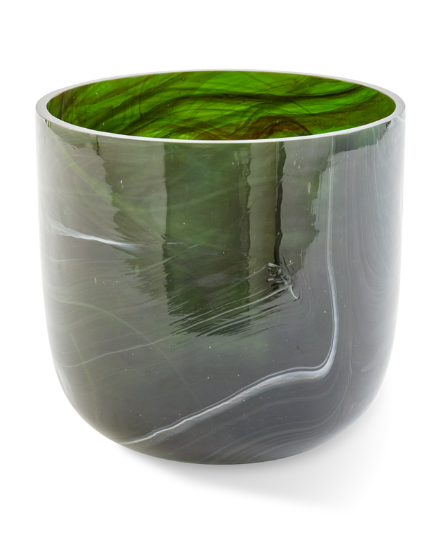 Pols Potten Gemarmerde Glazen vaas S