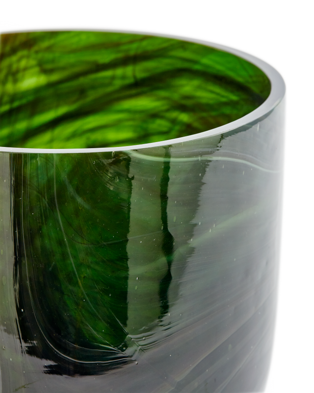 Pols Potten Gemarmerde Glazen vaas S