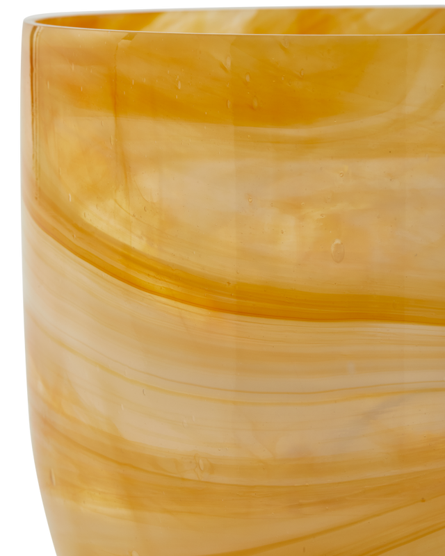 Pols Potten Gemarmerde Glazen vaas S