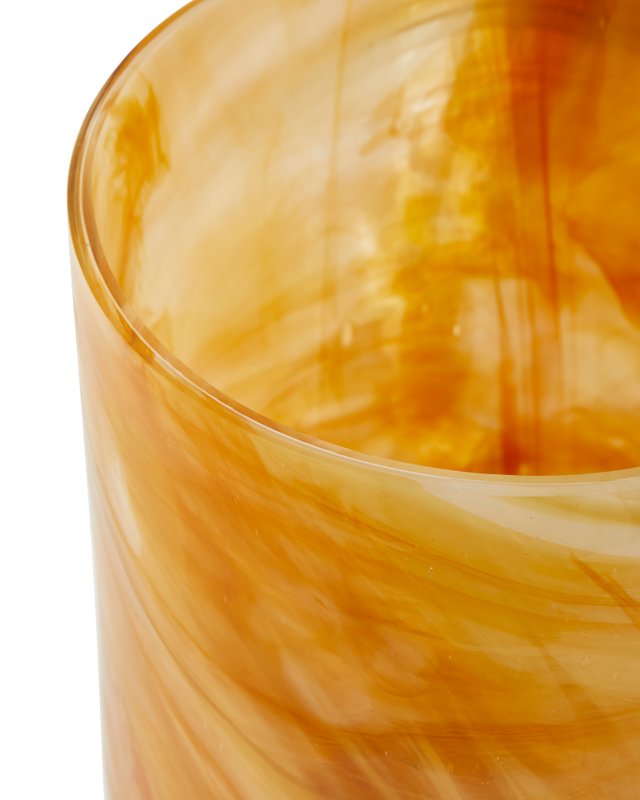 Pols Potten Gemarmerde Glazen vaas M