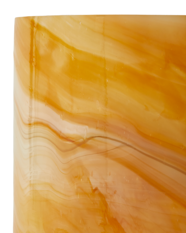 Pols Potten Gemarmerde Glazen vaas M