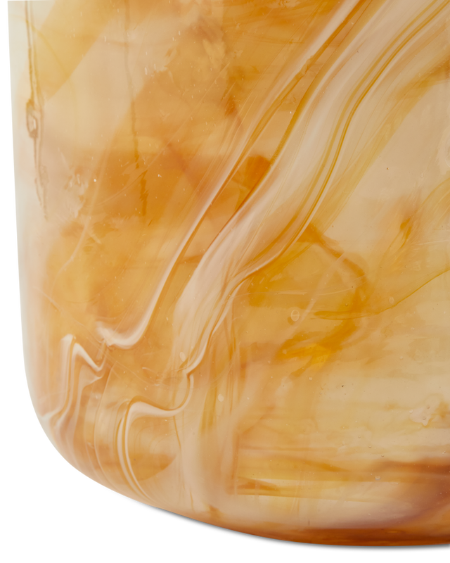 Pols Potten Gemarmerde Glazen vaas L