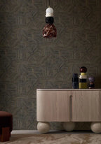 Casamance behang Imbrication