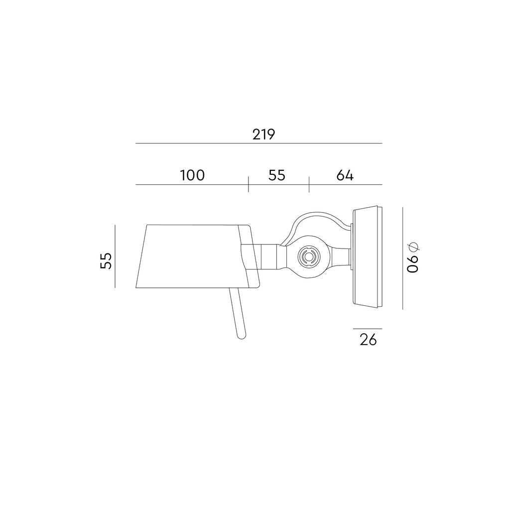 Tonone Bolt10 wandlamp