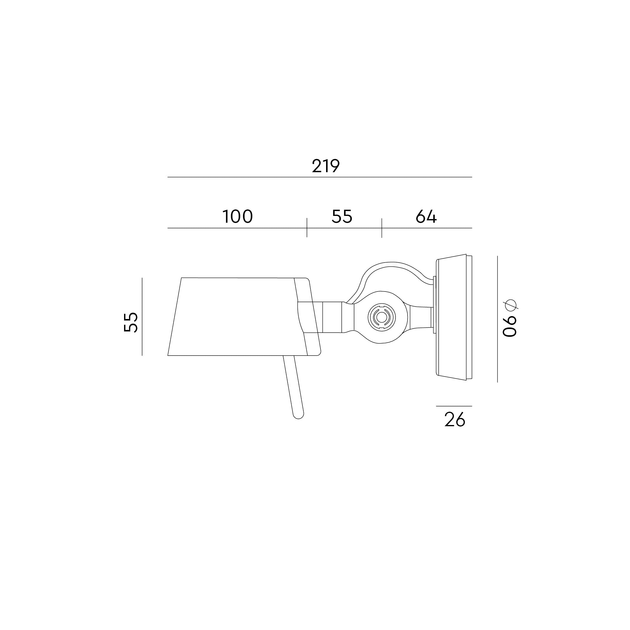 Tonone Bolt10 wandlamp