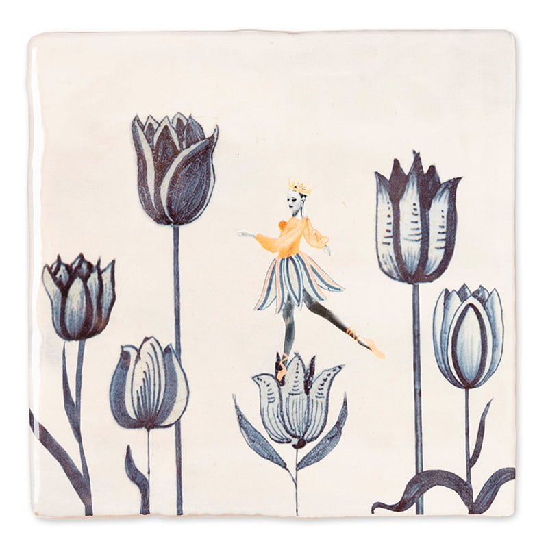 StoryTiles Tulpenliefde tegeltje