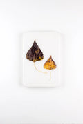 StigerWoods wooden tile Two Poplar Leaves