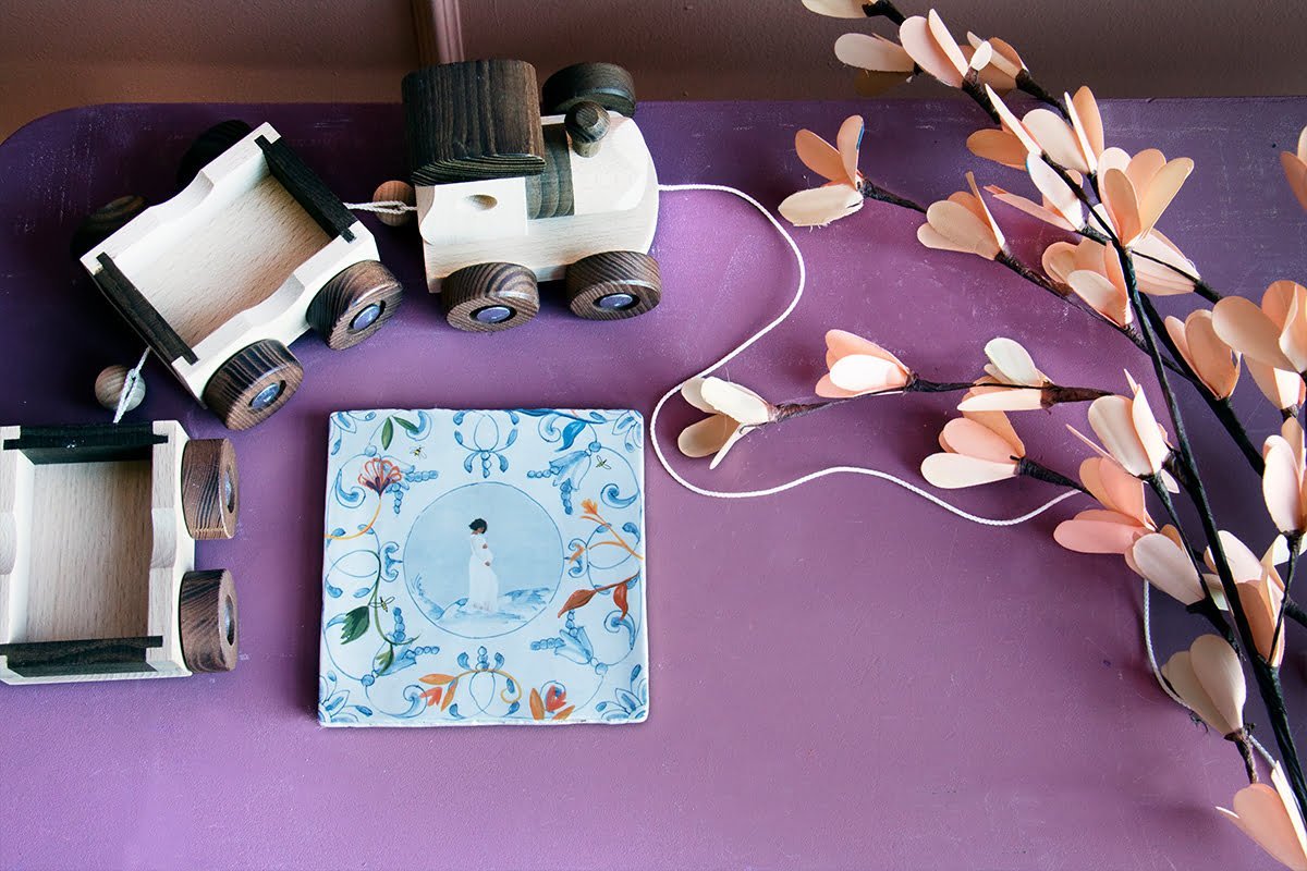 StoryTiles Proud Mom to Be tegeltje (variant 1) - Kavel 84