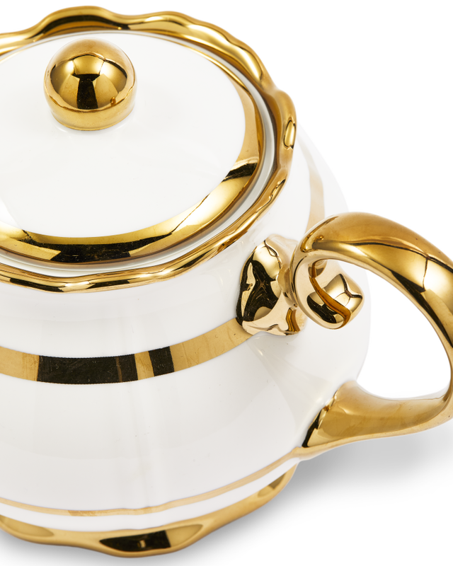 Pols Potten Golden Finds theepot