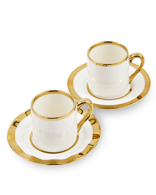 Pols Potten Golden Finds espressokopjes