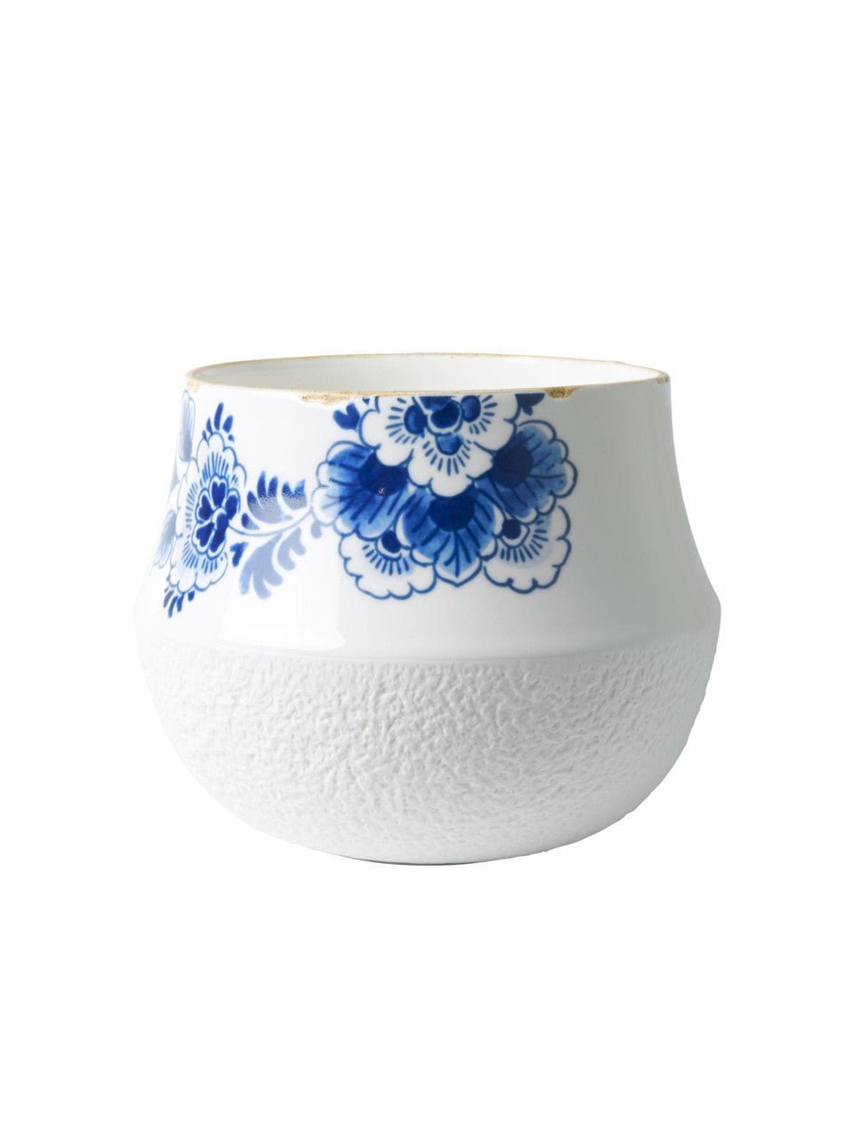 Heinen Delfts Blauw Blauw Bloesem bloempot - Kavel 84