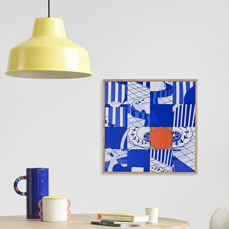 Taquin Modulair Wandbord Carmin