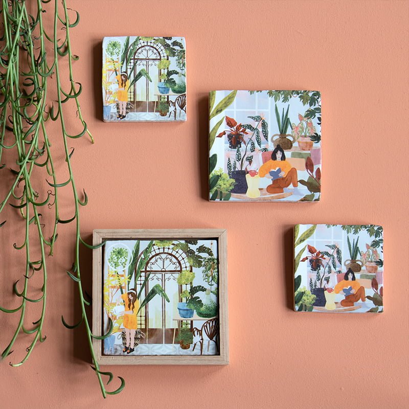 StoryTiles Mijn Groene Oase tegeltje
