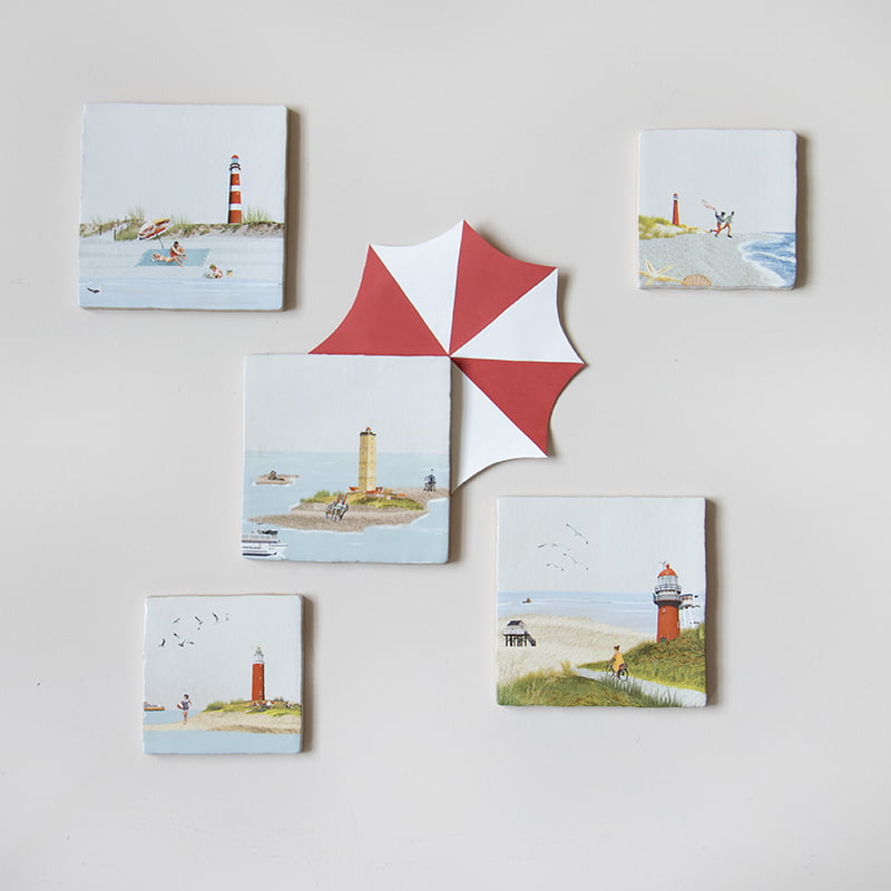 StoryTiles Uitwaaien op Schier tegeltje