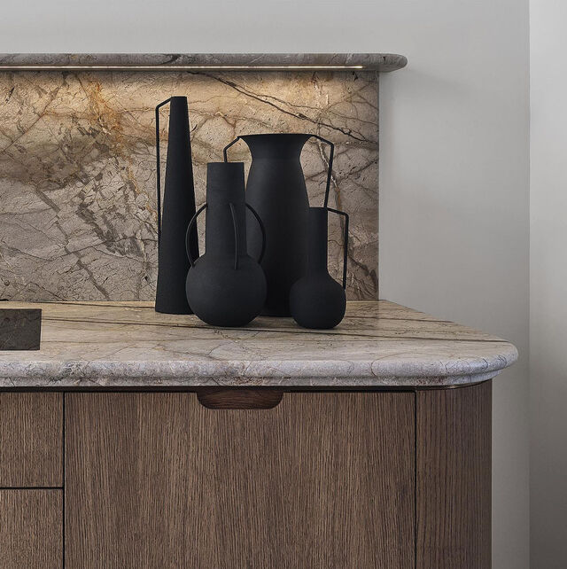 Pols Potten vazen set Roman zwart