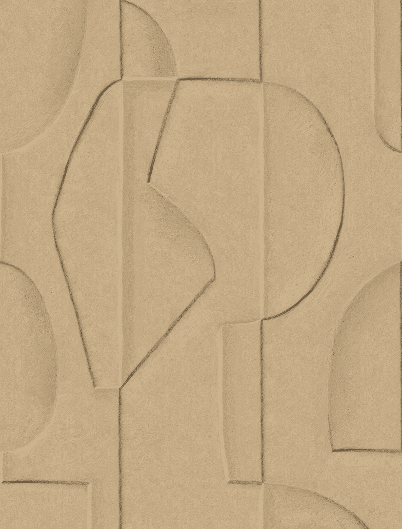 Eijffinger behang Artifact Sculpted Clay