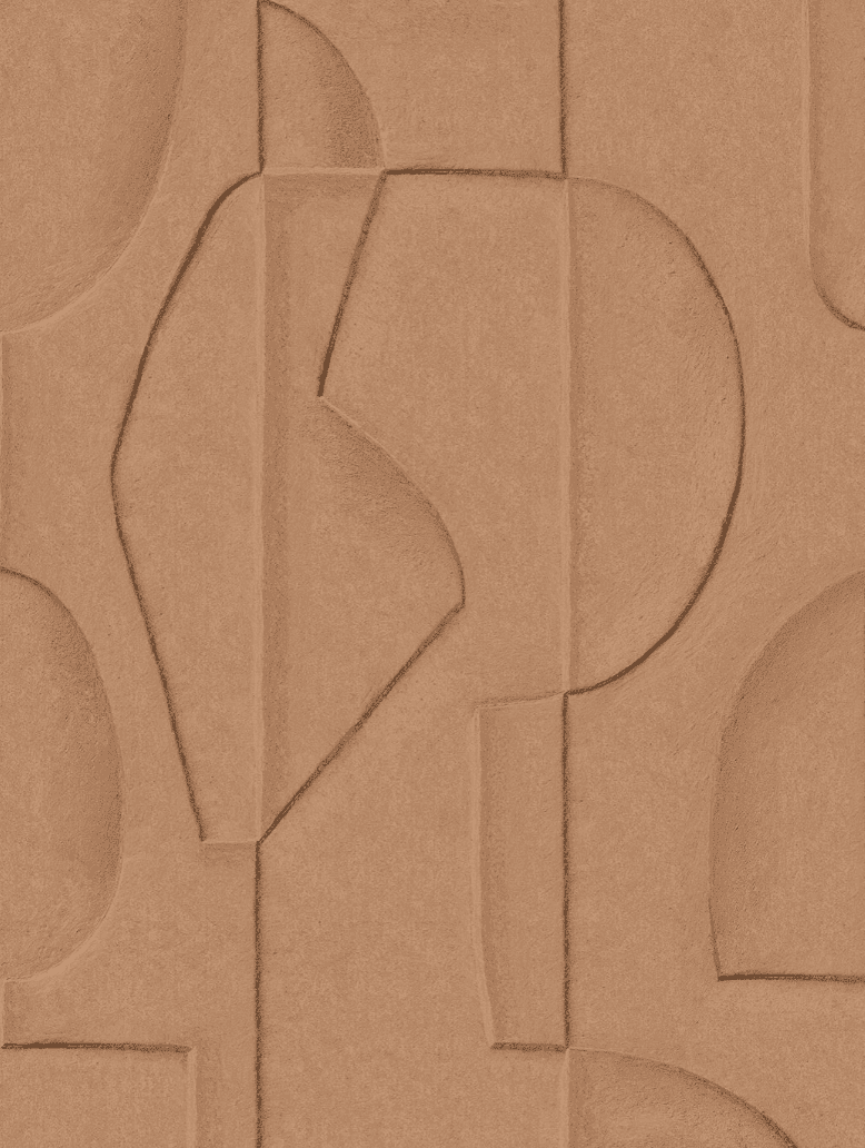 Eijffinger behang Artifact Sculpted Clay