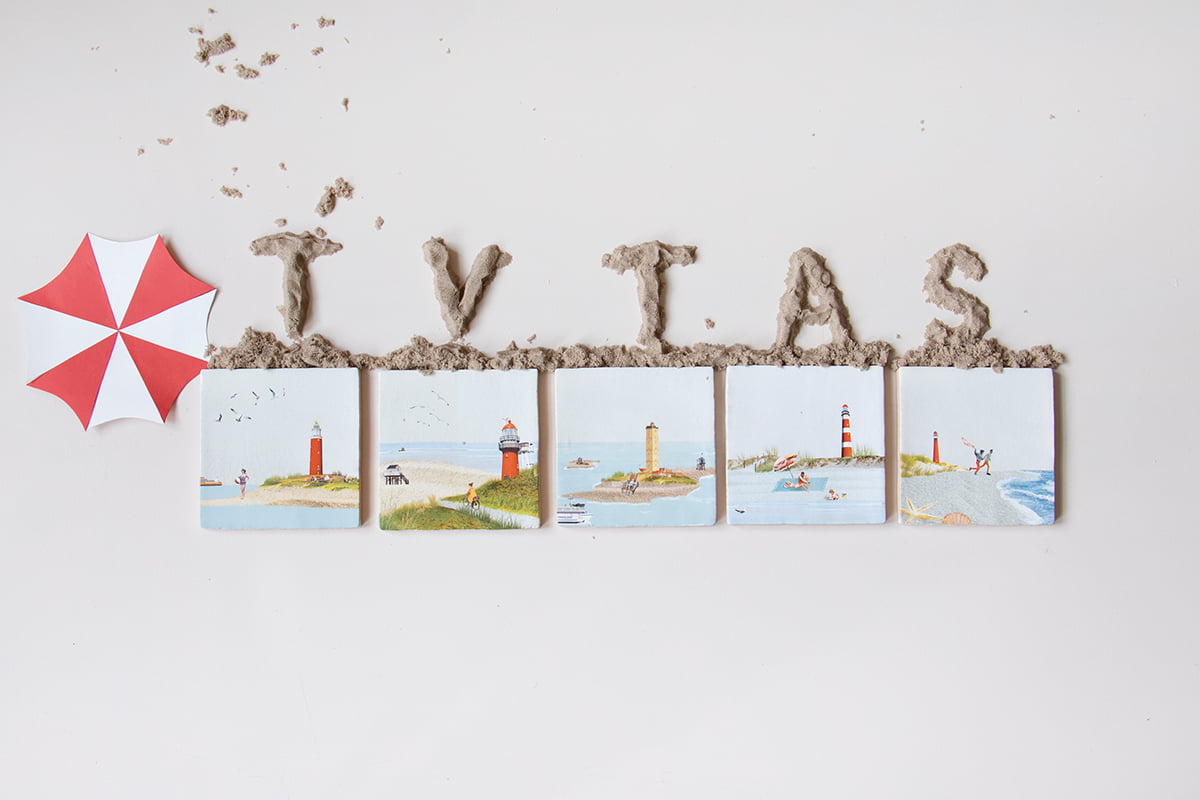 StoryTiles Richting Terschelling tegeltje