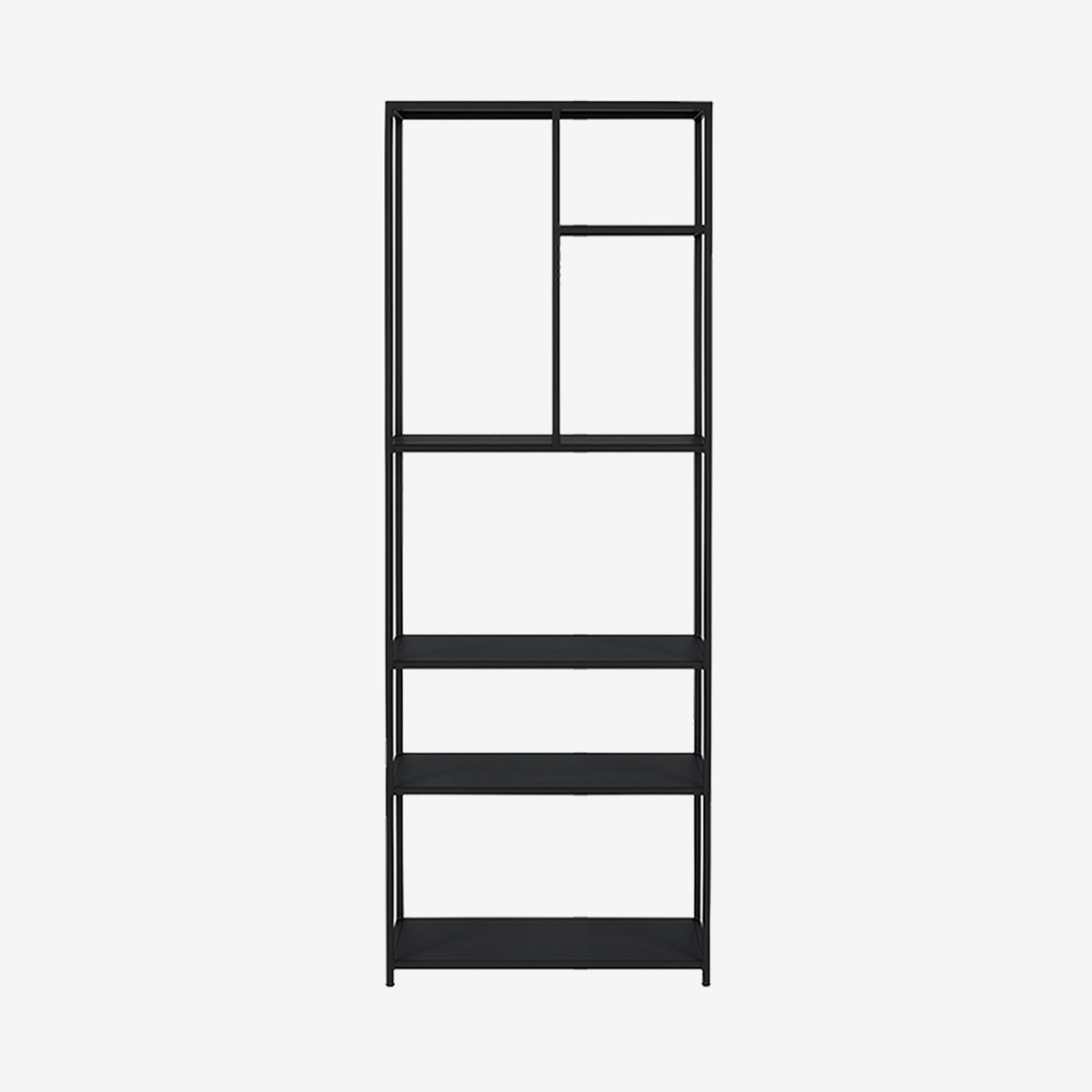 New Routz wandkast Boston in de kleur zwart, voor aanzicht