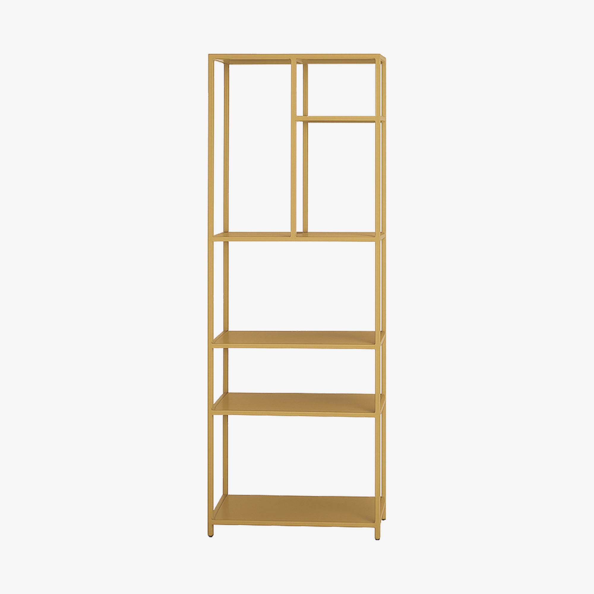 New Routz wandkast Boston in de kleur mosterd, voor aanzicht