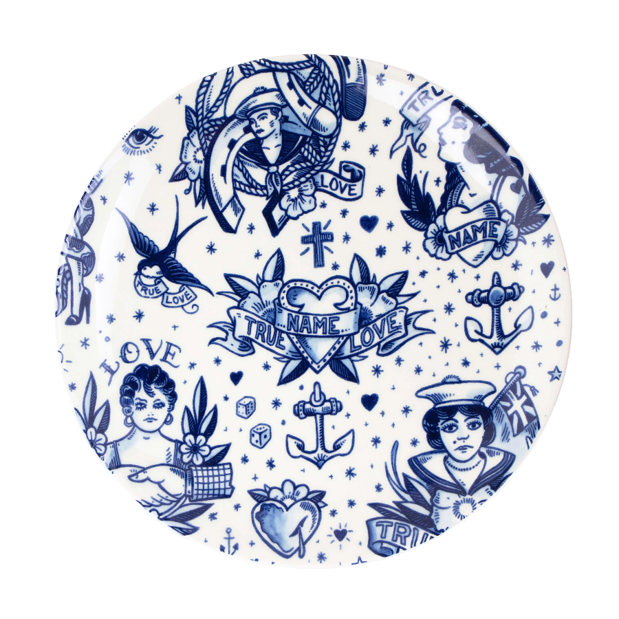 Schiffmacher wandbord tattoo LOVE