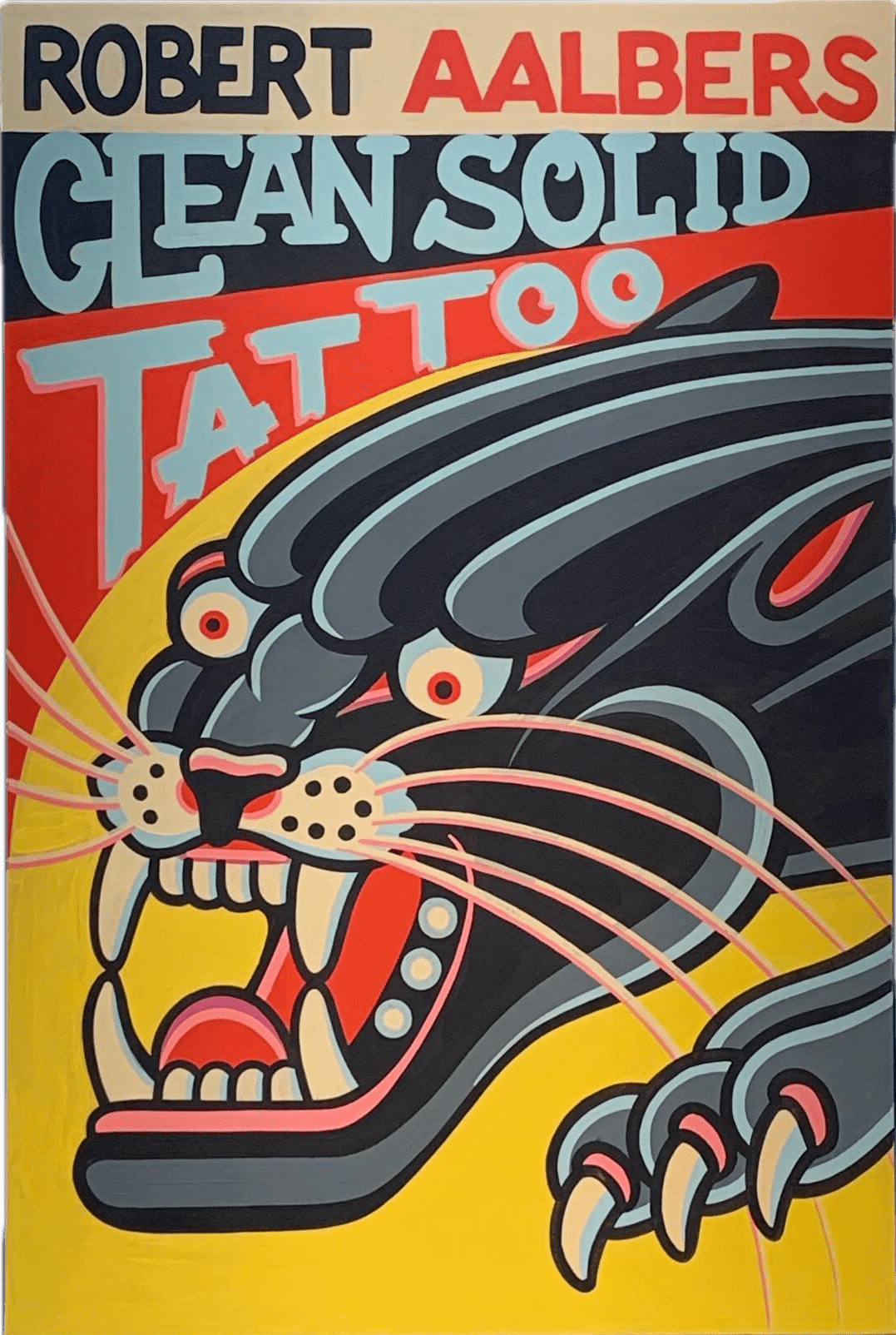 Robert Aalbers Black Panther schilderij - Kavel 84