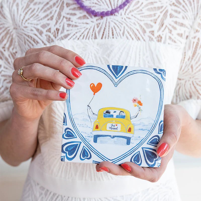 StoryTiles Just Married, Off We Go tegeltje - Kavel 84