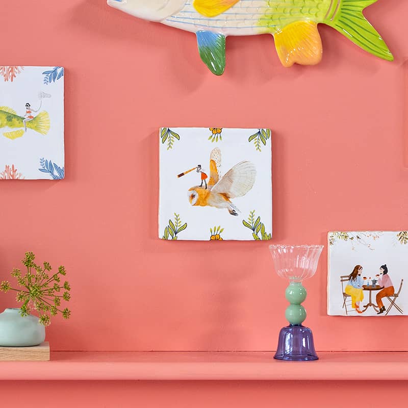 StoryTiles Heldere Kijk tegeltje