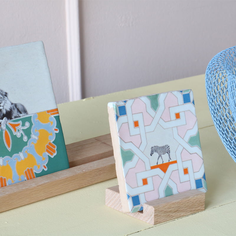 StoryTiles Zebra Gespot tegeltje