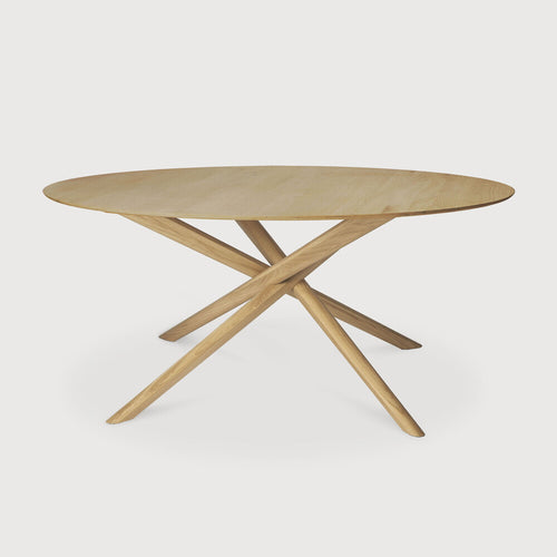 Ethnicraft Eettafel Mikado Rond