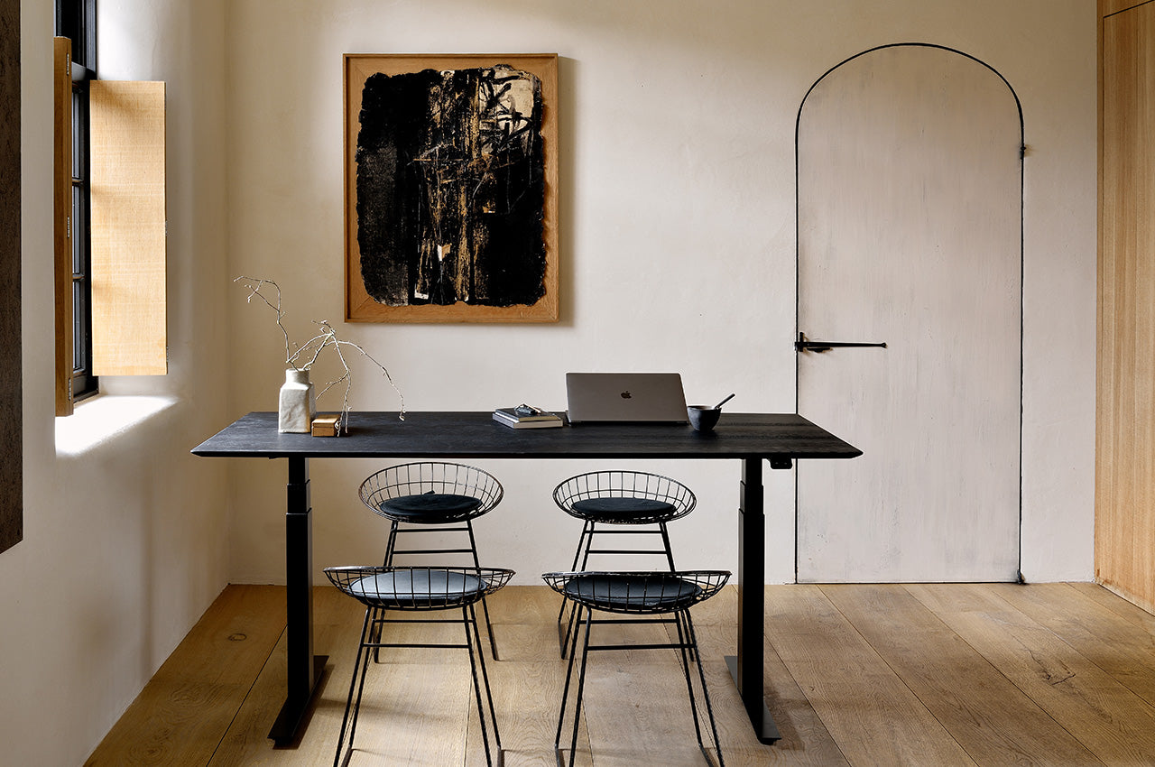 Ethnicraft verstelbaar bureau Bok