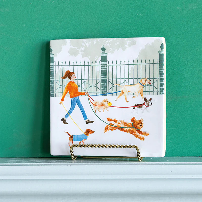 StoryTiles Who Let The Dog Out tegeltje
