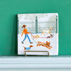 StoryTiles Who Let The Dog Out tegeltje