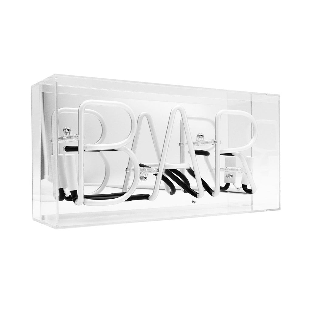 Glazen Neon Sign BAR – Kavel 84