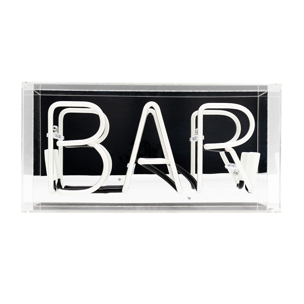 Glazen Neon Sign BAR - Kavel 84